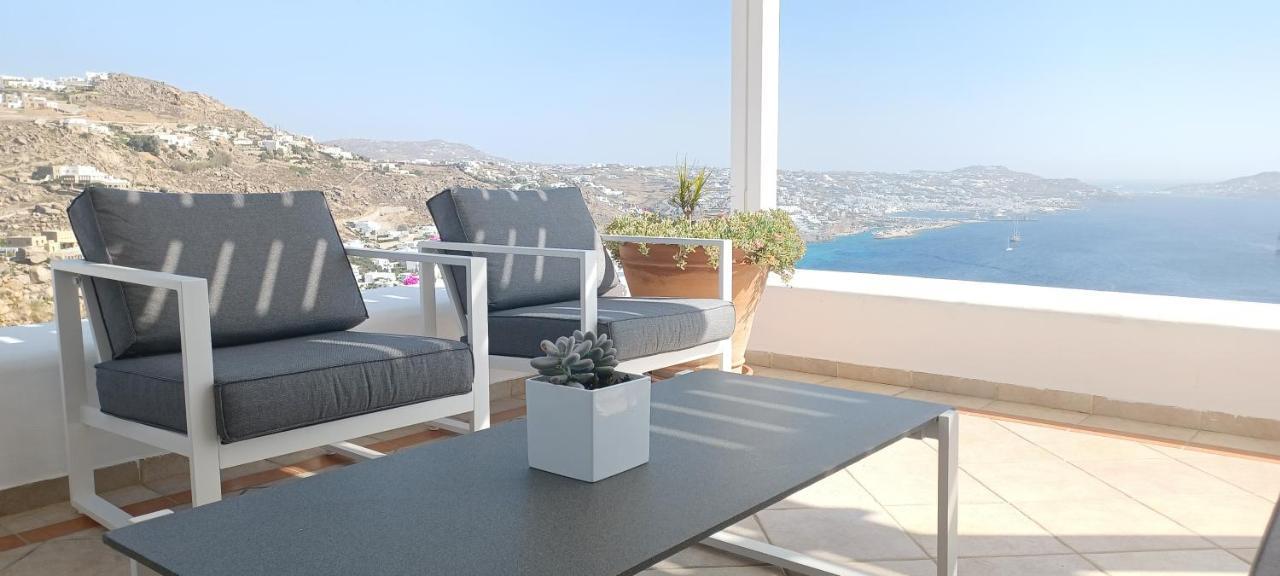 Aeri Villas & Apartments Tourlos Bagian luar foto