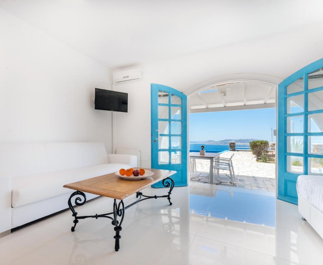 Aeri Villas & Apartments Tourlos Bagian luar foto