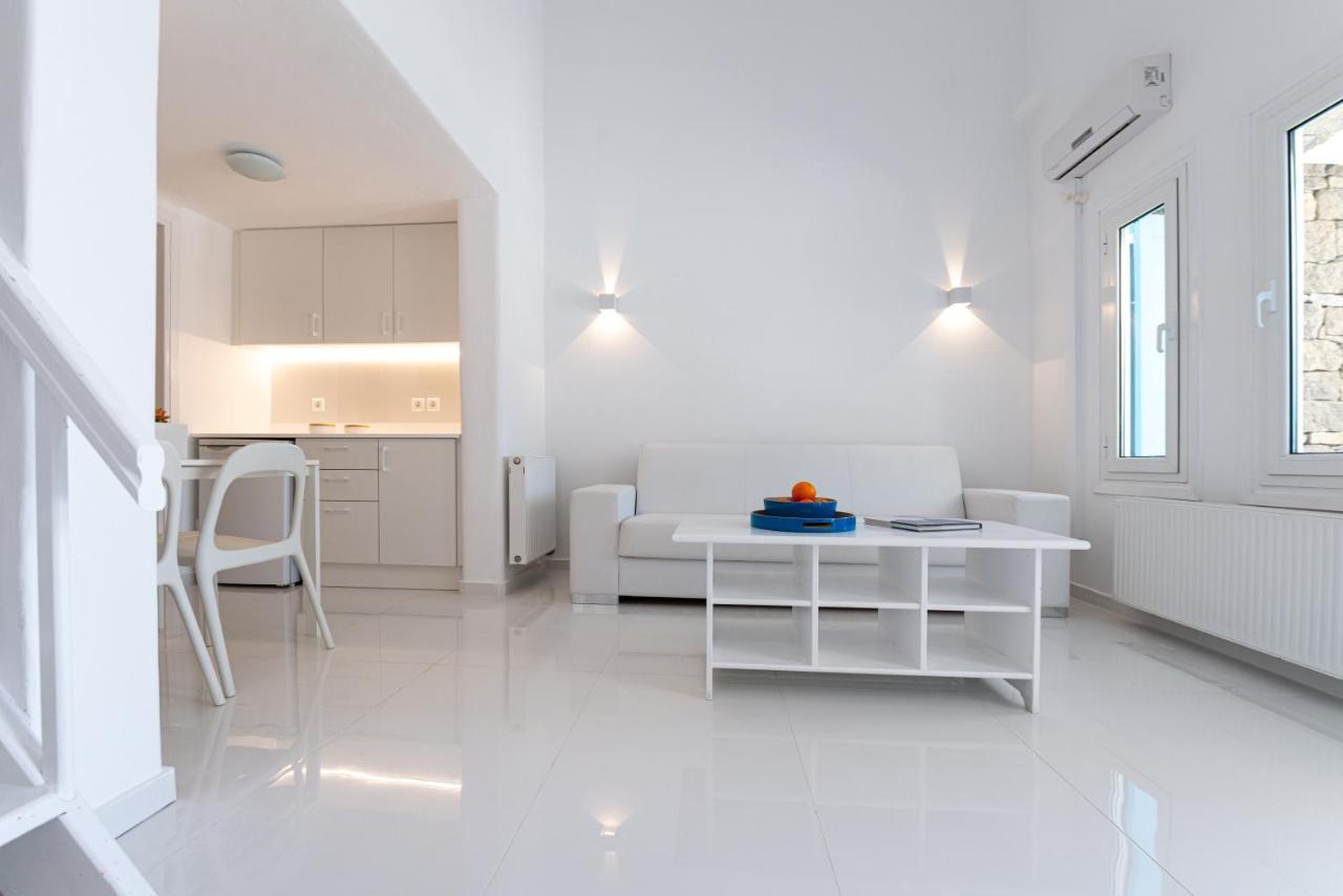 Aeri Villas & Apartments Tourlos Bagian luar foto