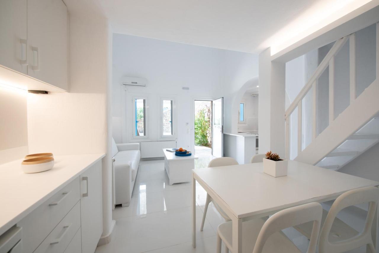 Aeri Villas & Apartments Tourlos Bagian luar foto