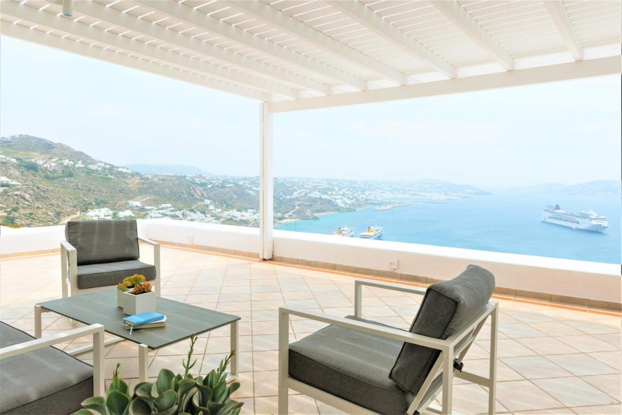 Aeri Villas & Apartments Tourlos Bagian luar foto