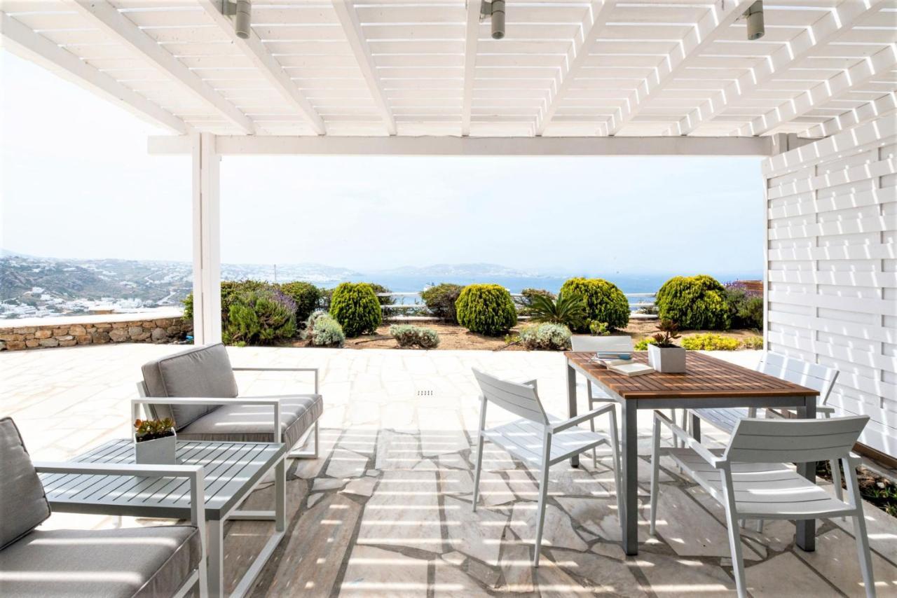 Aeri Villas & Apartments Tourlos Bagian luar foto