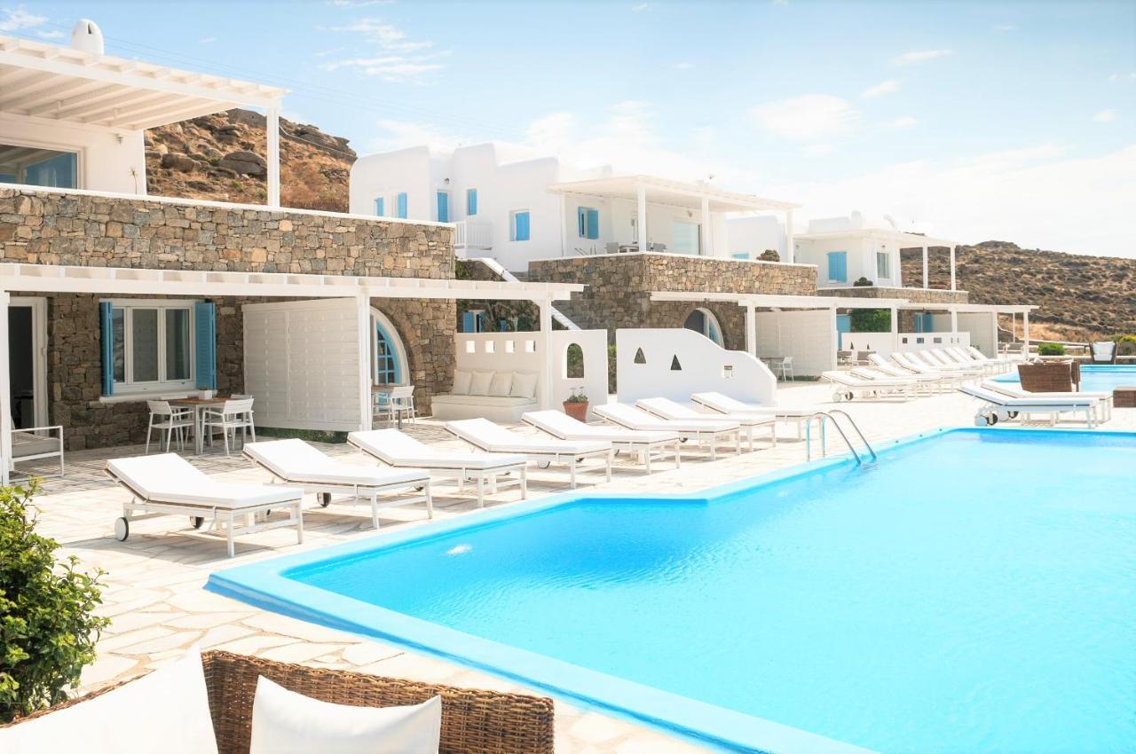Aeri Villas & Apartments Tourlos Bagian luar foto