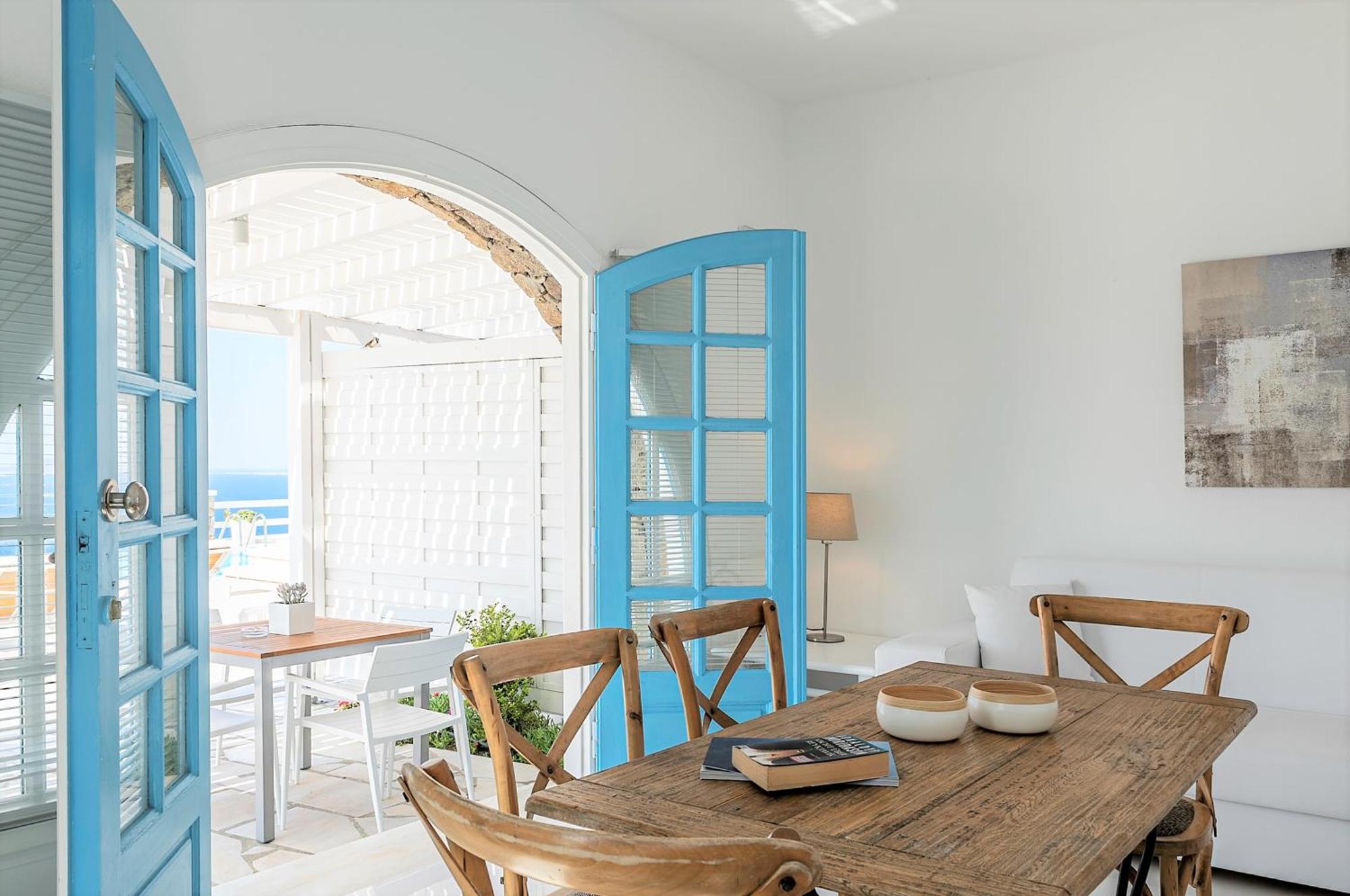 Aeri Villas & Apartments Tourlos Bagian luar foto