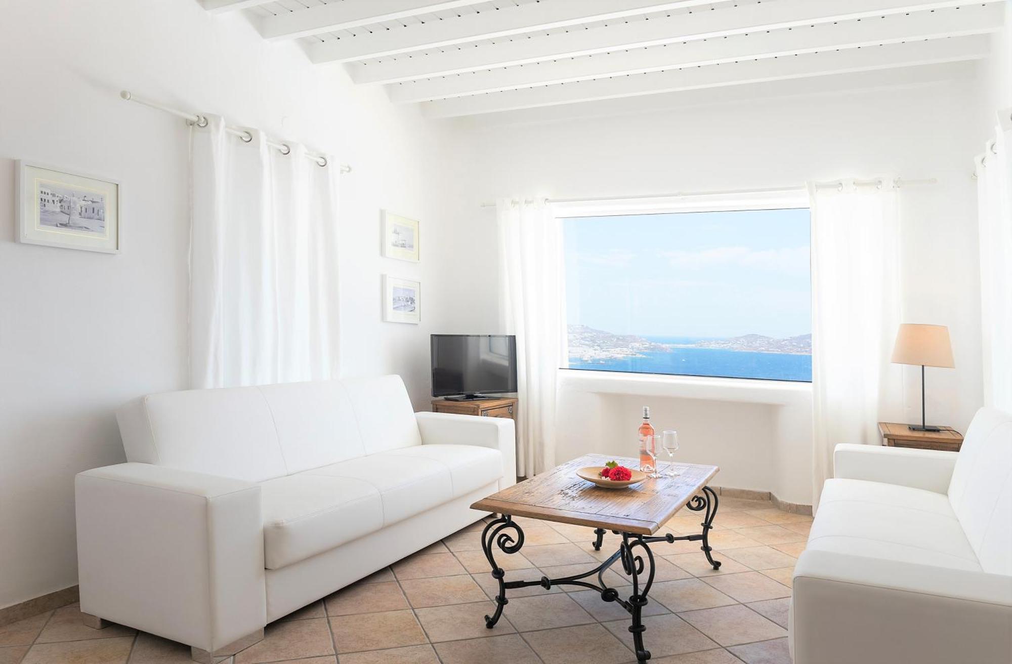 Aeri Villas & Apartments Tourlos Bagian luar foto