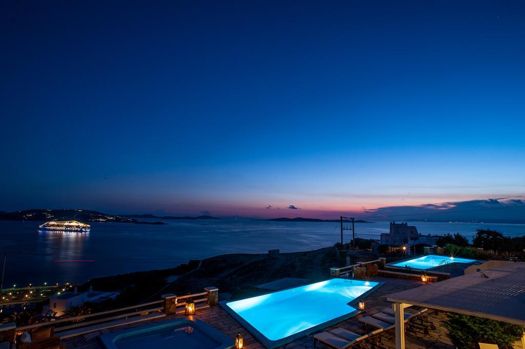 Aeri Villas & Apartments Tourlos Bagian luar foto
