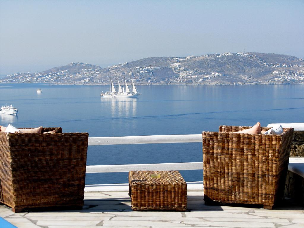 Aeri Villas & Apartments Tourlos Bagian luar foto