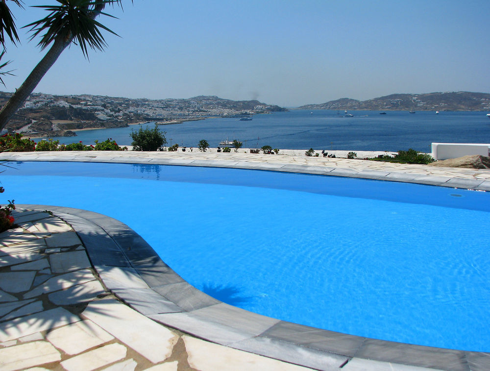 Aeri Villas & Apartments Tourlos Bagian luar foto