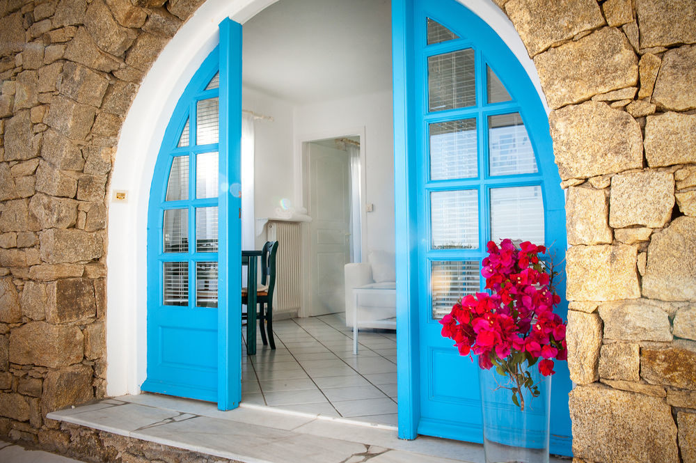 Aeri Villas & Apartments Tourlos Bagian luar foto
