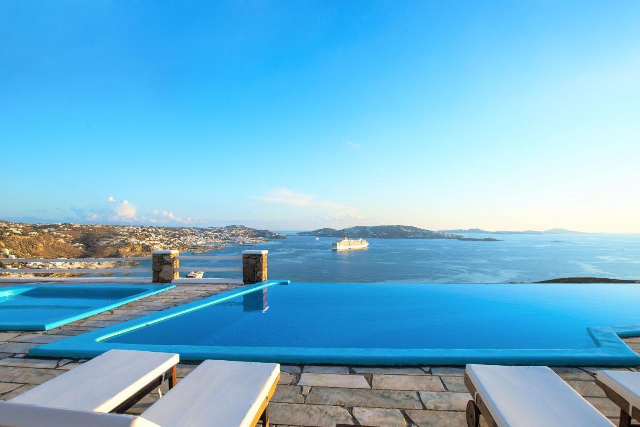 Aeri Villas & Apartments Tourlos Bagian luar foto